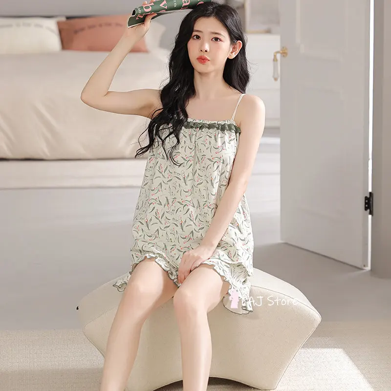 Women Korean Style Pajama set Summer Loungewear Sleepwear Sets Lapel Pyjama Kawaii Pijama set Home Suit M-4XL