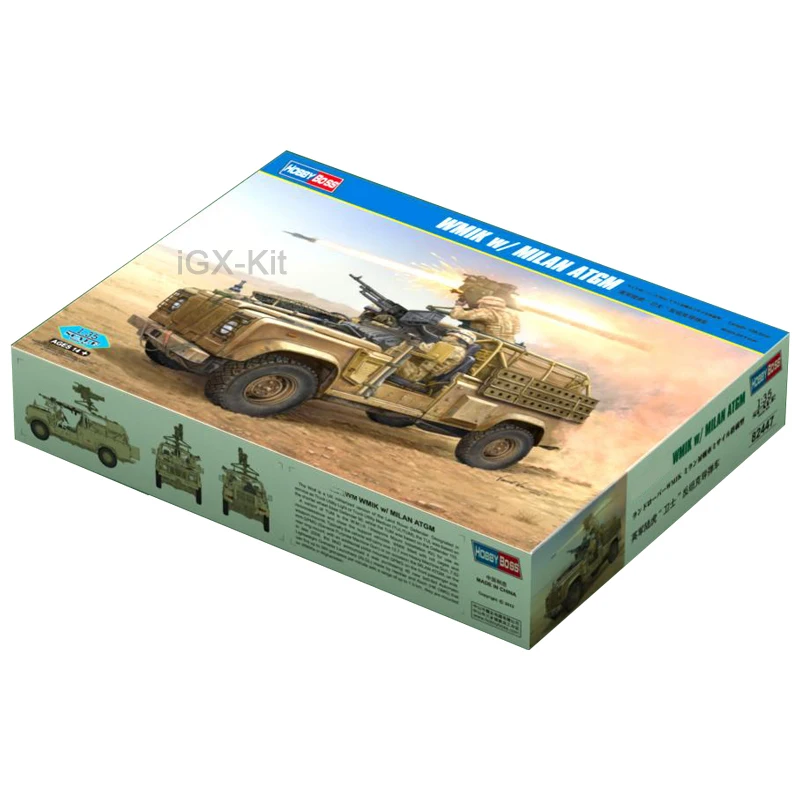 Hobbyboss масштаб 82447 1/35 Британский XD Wolf WMIK w/Милан ATGM автомобиль хобби ремесло игрушка