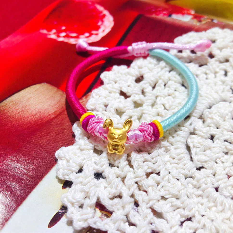 

24K 3D Hard Gold 999 Pure Gold Zodiac Bracelet Fashion Women Jewelry Zodiac Transfer Bead Gold Bracelet For Baby Gift