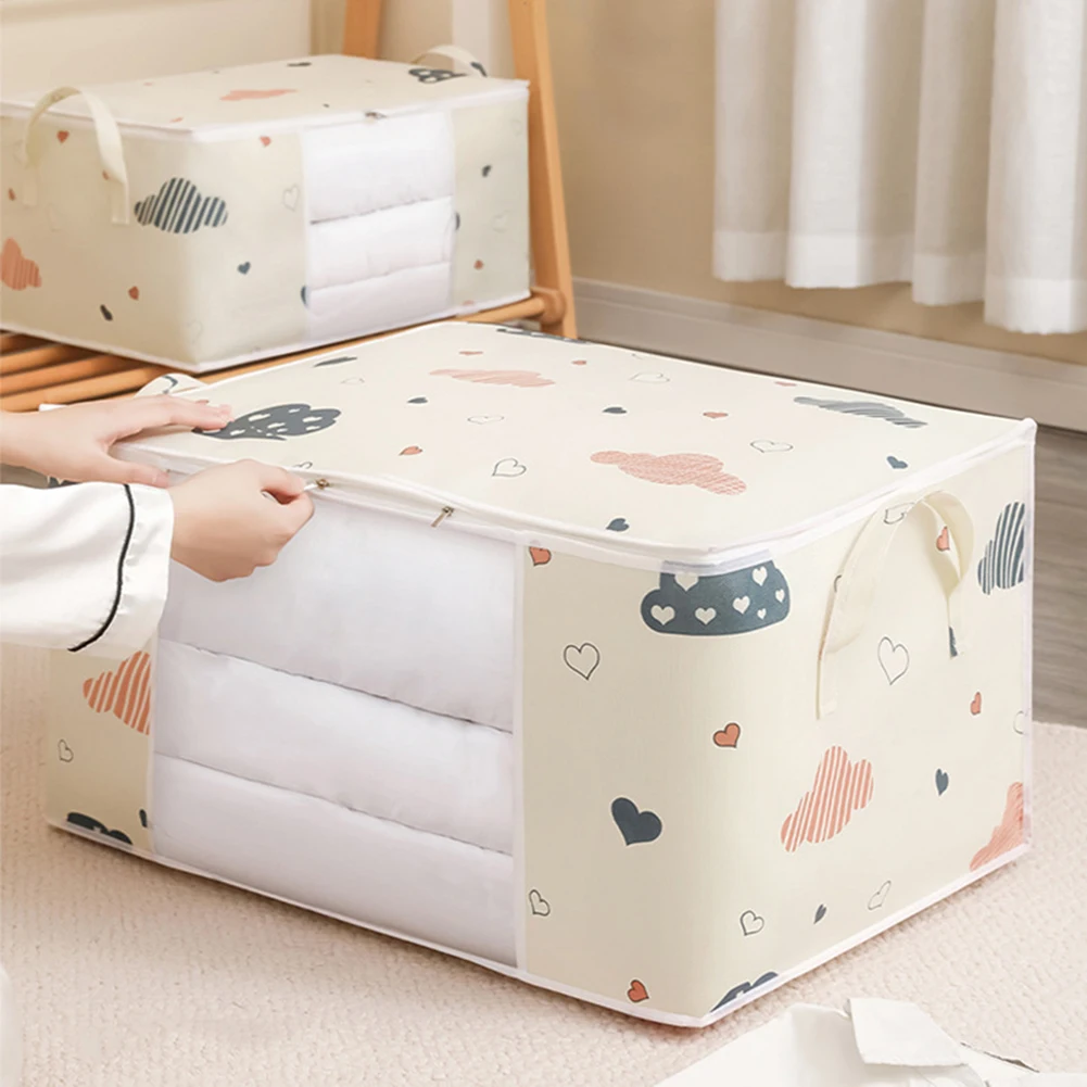 

Quilt Storage Bag Wardrobe Clothes Blanket Quilt Duvet Bags Large Capacity Closet Sweater Storage Clothes Cabinet Organizer