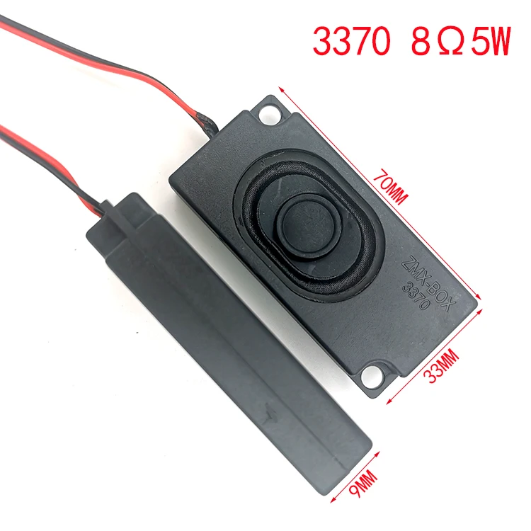 

2PCS/Pair LCD Monitor/TV Speaker Horn 5W 8R 3370 7033 Loud speaker 8 ohms 5Watt 8R 5W 33*70MM thickness 9MM