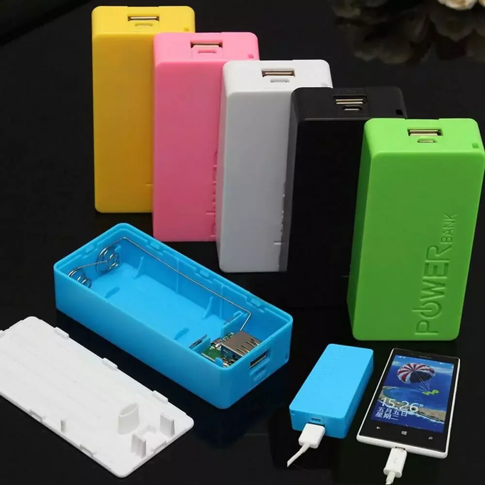 

2X 18650 USB Power Bank Battery Charger Case DIY Box For iPhone For Smart Phone MP3 Electronic Mobile Charging