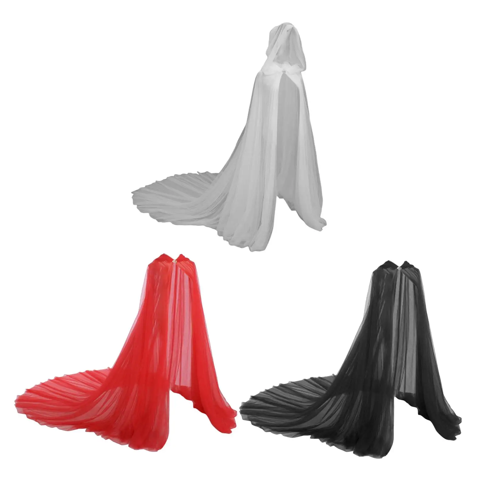 

Hooded Cloak Universal Halloween Costume for Masquerade Parties Grim Reaper Party