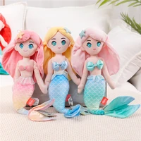 plush toy mermaid princess plush doll cute child pillow girl doll doll birthday gift for children