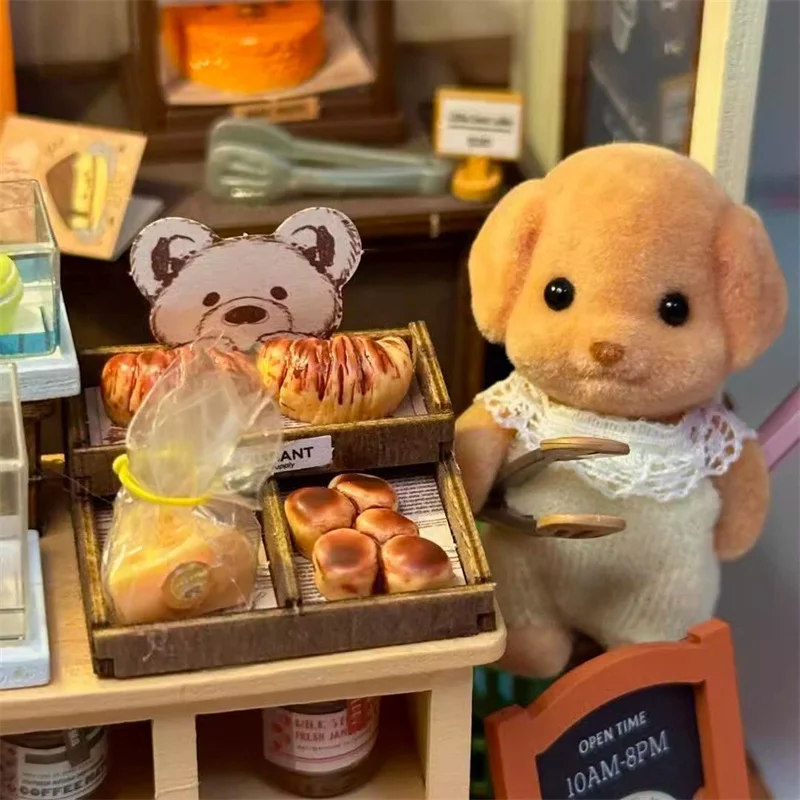 Сильванские Семейные Аниме-фигурки Детская Серия Декоративная Модель Подвеска