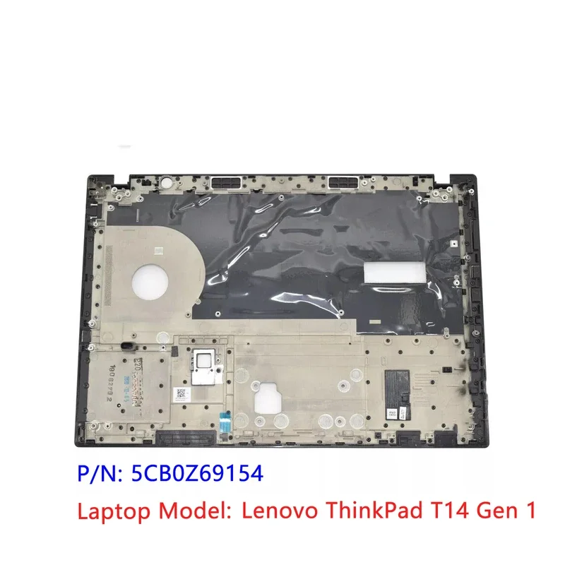Черный оригинальный новый чехол для Lenovo ThinkPad T14 Gen 1 упор рук рамка KB с FP 5CB0Z69154