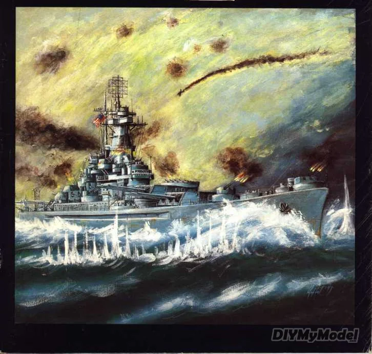 

DIYMyModeI USS South Kodak Harlem DIY Handcraft Paper Model Kit HandmadeToy Puzzles Gift Movie prop