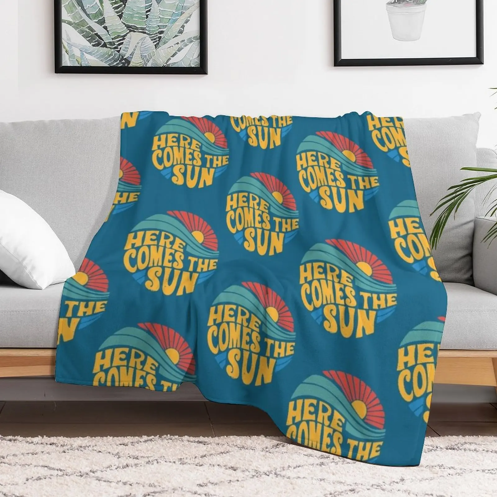 Одеяло Here Comes the Sun. Роскошные утяжеленные фланелевые одеяла.