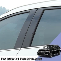 car styling pvc car window pillar trim sticker middle bc column sticker external automobile accessories for bmw x1 f48 2016 2022