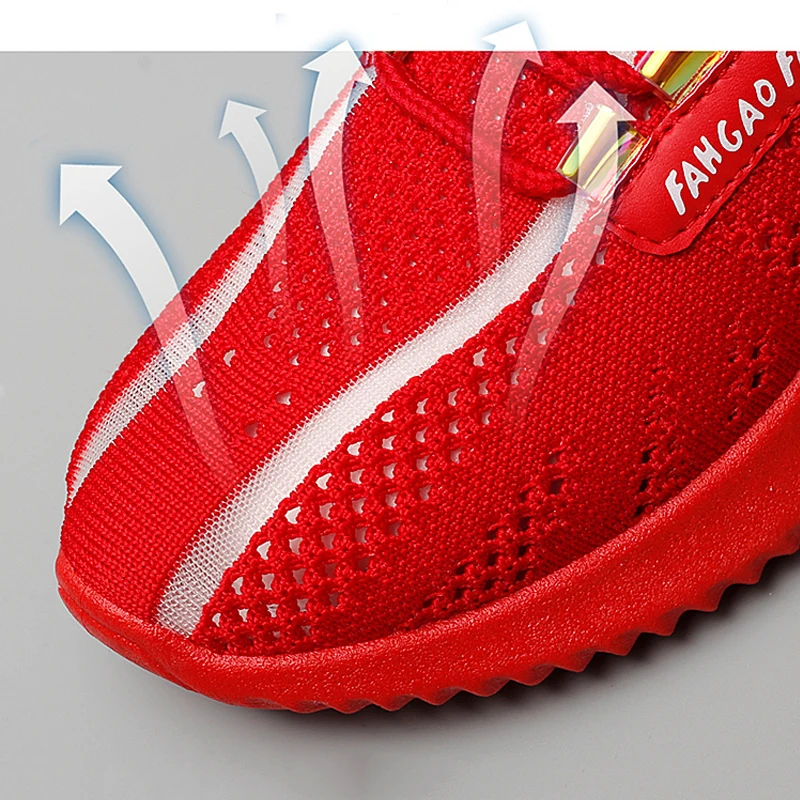 Lightweight Women Running Shoes Breathable Female Sports Shoes Anti-Slip Women's Sneakers Mesh Flexible Tennis Lace Up Outdoor