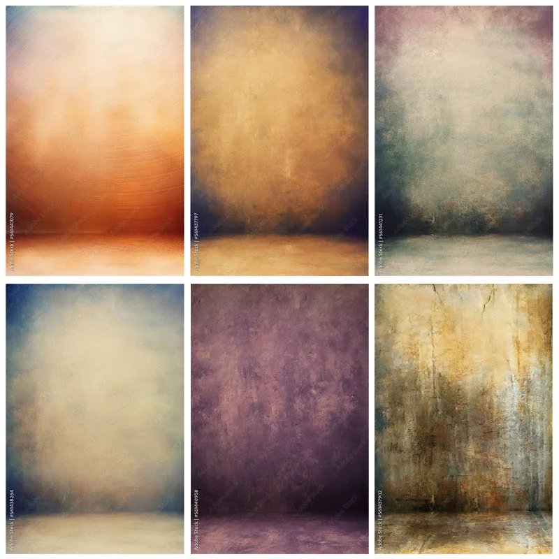 

Portrait Fabric Gradual Fold Retro Photography Background Newborn Portrait Photo Background Studio Props ADOB-09