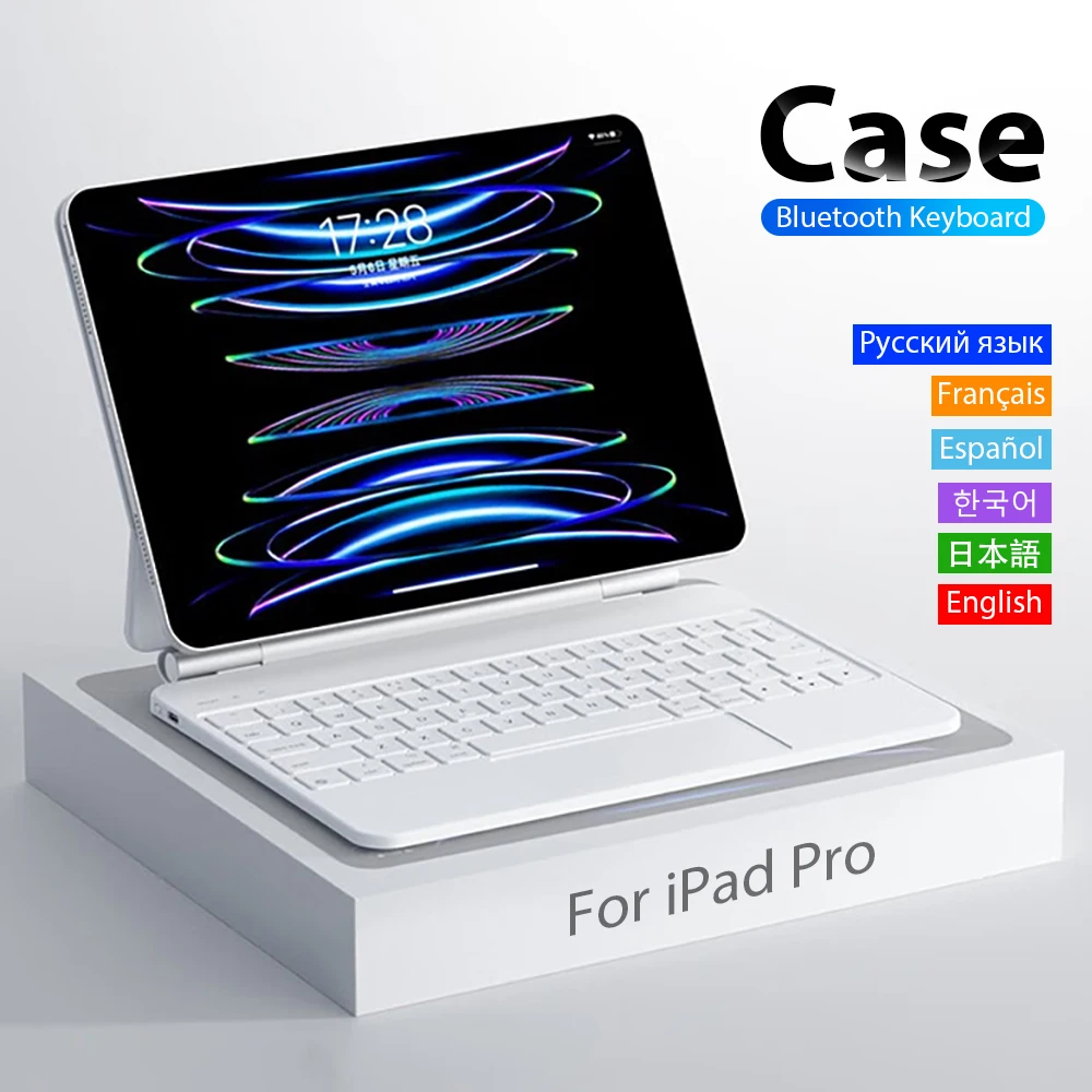 Keyboard Case For Ipad Air 5 4 2020 Pro 12.9 12 9 6th 2022 Funda For Ipad Pro 11 4th 10 10th Generation 10.9 2021 Magnetic Cover