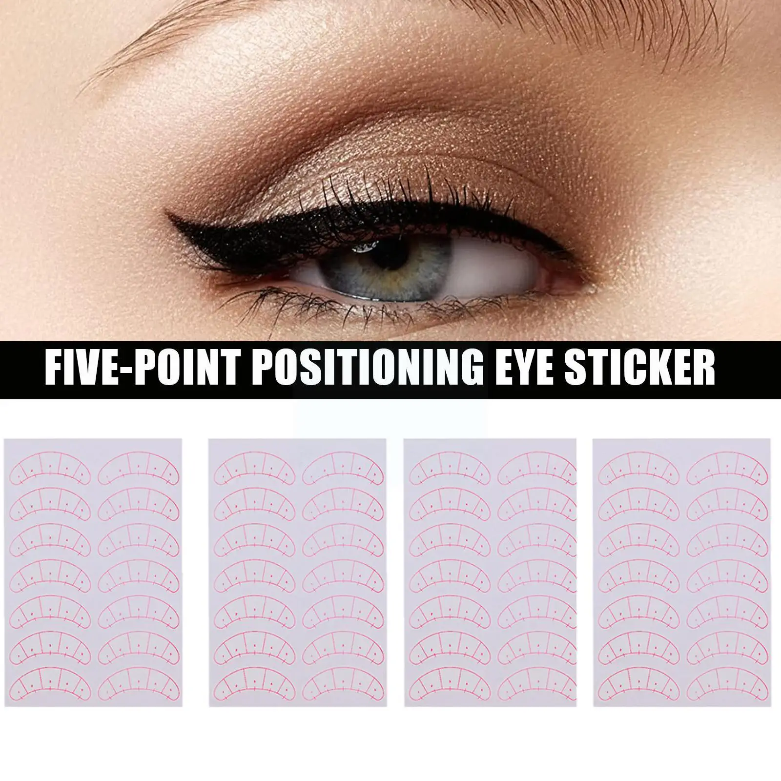 

70 Pairs False Eyelashes Eye Patch Eye Pad Sticker Tool Stickers Eyelashes MakeUp Professional Eyelash Grafted Tips Extensi H0I7