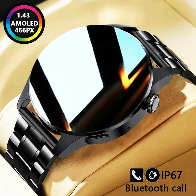 

Для Huawei WATCH GT3 ProSmart WATCH мужчины GPS Tracker 1.43" AMOLED 466*466 HD экран всегда отображает Bluetooth вызов Smartwatch