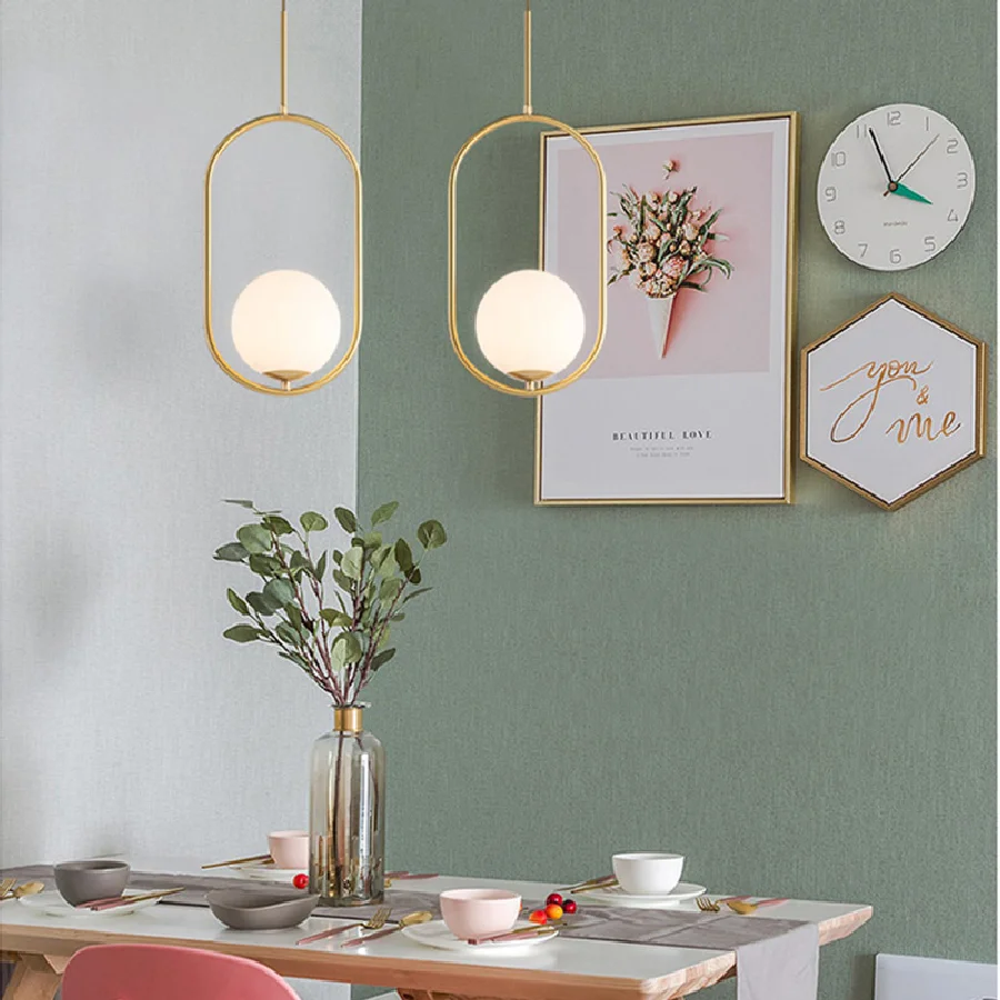 

LED Pendant Lights Vintage Style Loft Light Metal Hanging Lamp Nordic Modern For Living Room Kitchen Restaurant Lighting Fixture
