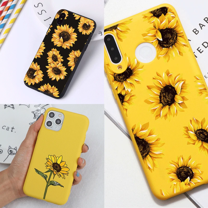 

Новый чехол для телефона с рисунком подсолнуха для Xiaomi Redmi Note 9 Pro 10x 6A 9A Floarl, задние Чехлы для POCO X3 Pro M3TPU, силиконовые чехлы