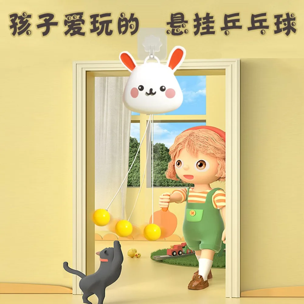 

Hanging Table Tennis Trainer Self Training Practice Equipment Portable Pingpong Ball Exerciser Parent-child Game Gift for Kids