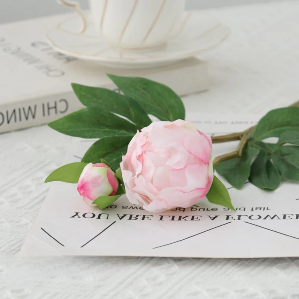 Искусственные цветы пионов, 2 штуки