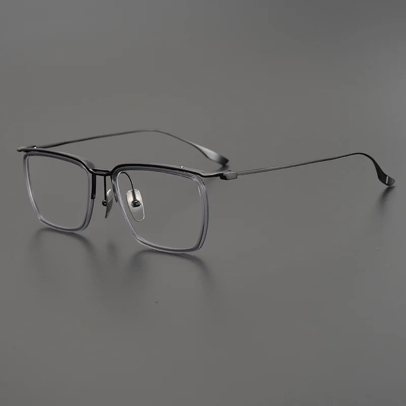

Оправа для очков Мужская Ультралегкая титановая прямоугольная, Модные оптические аксессуары для коррекции зрения при близорукости, в дело...