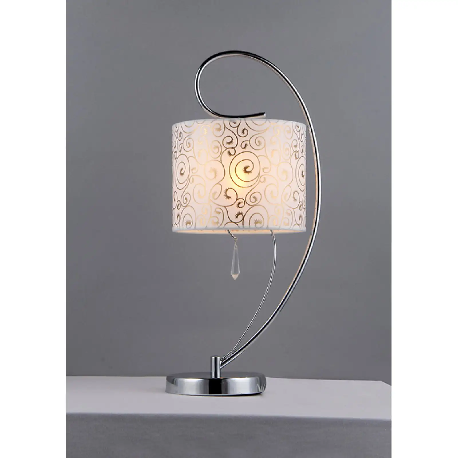 

Swirl Crystal Table Lamp