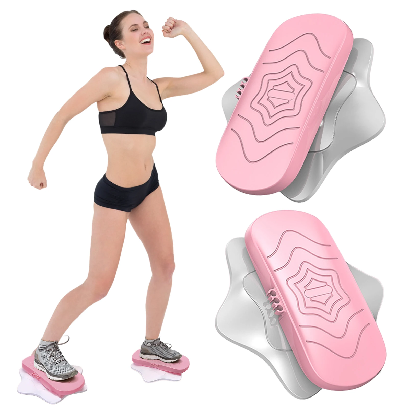 

Twist Board Fitness Equipment Twist Disc Twisting Waist Disc Body Shaping Twisting Boards Aerobic Exercise Fitness Slim Machine