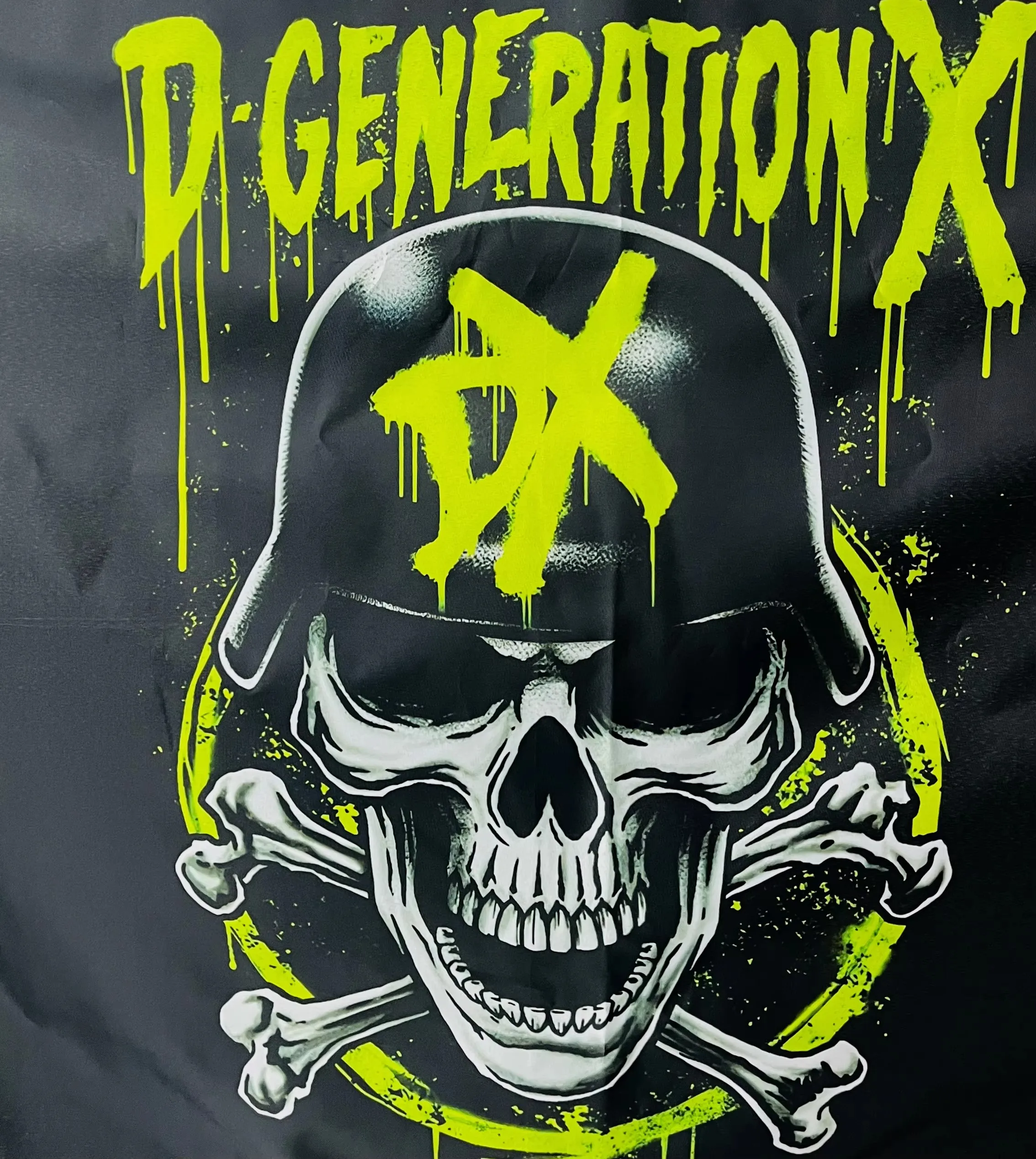 D-Generation X череп Односторонний флаг DX Флаг с логотипом 150 см * 90 Win Craft