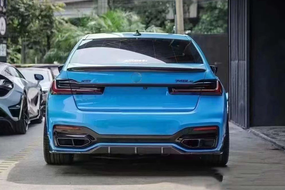 Для 2020-2022 BMW BK Стиль Боди Комплект n решетка CF cowhorn зеркальный корпус 7-серия LCI M