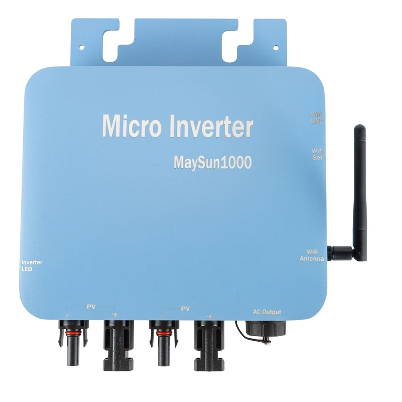 600 Вт, 700 Вт, 800 Вт, 1000 Вт, микро инвертор для солнечной панели с сетчатым соединением, вход постоянного тока 22-60 в, выход 230 В переменного тока, в, домашний MPPT солнечный инвертор для сетевой системы
