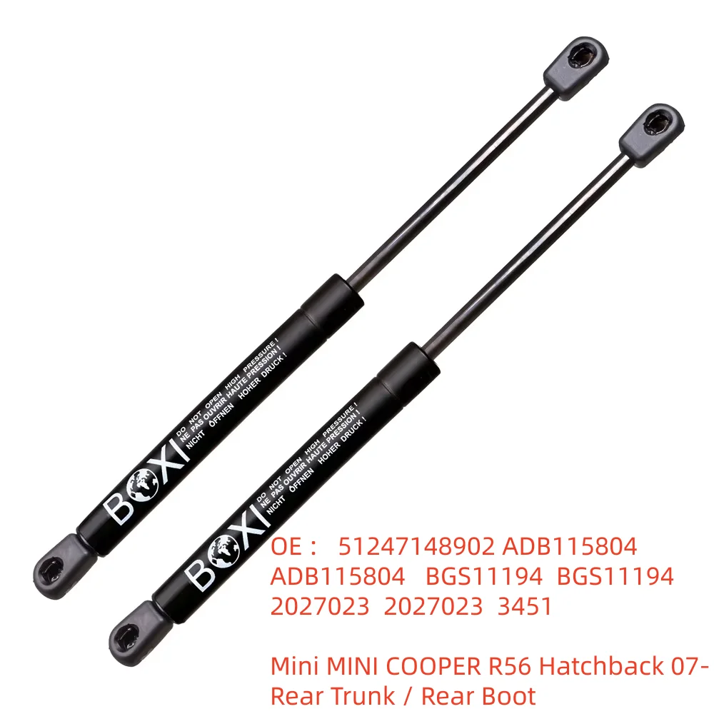 

BOXI 2 шт. задних газовых упоров багажника для Mini MINI COOPER R56 хэтчбек 2006-2013 48292MI 1635434080 Амортизаторы багажника