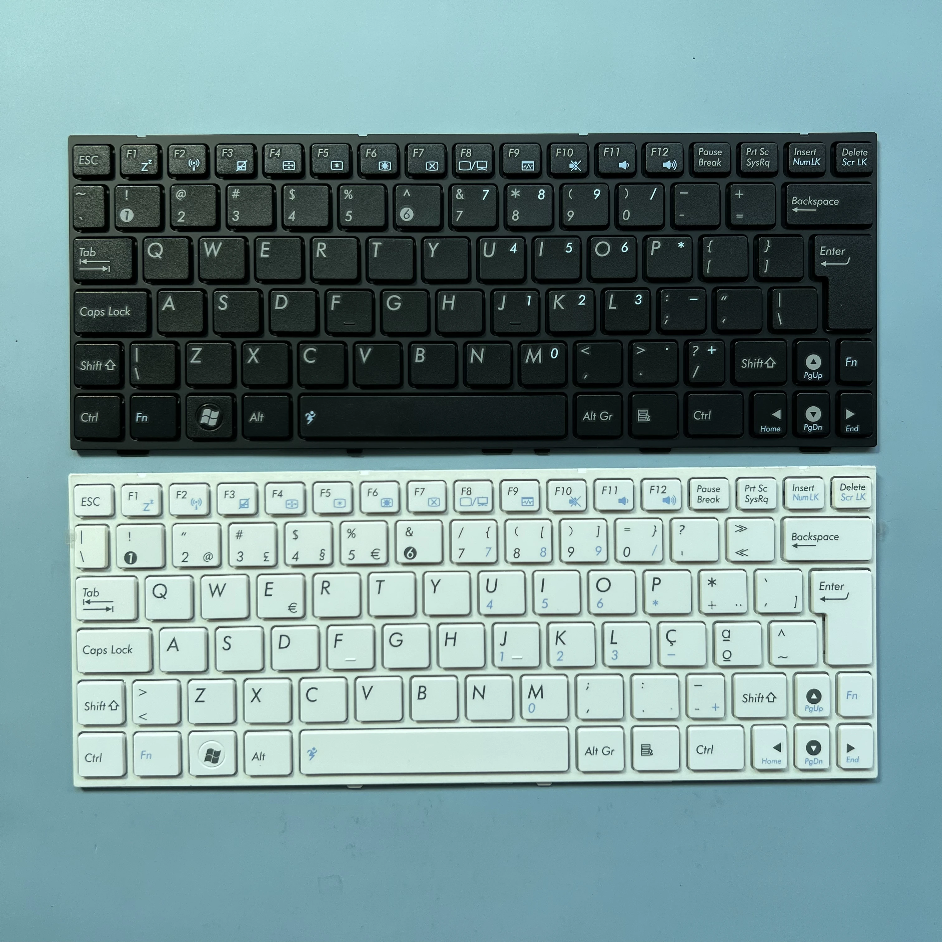 

XIN US Keyboard For ASUS EEEPC EPC 1005 1001 1005P 1005PE 1005PEG 1005PG 1008p 1005PX laptop English Keyboards With Frame