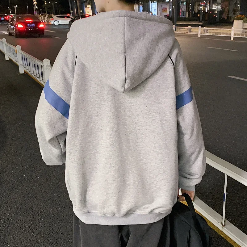 Весна-Осень 2023 новая мужская куртка-кардиган с капюшоном в стиле Ballpark