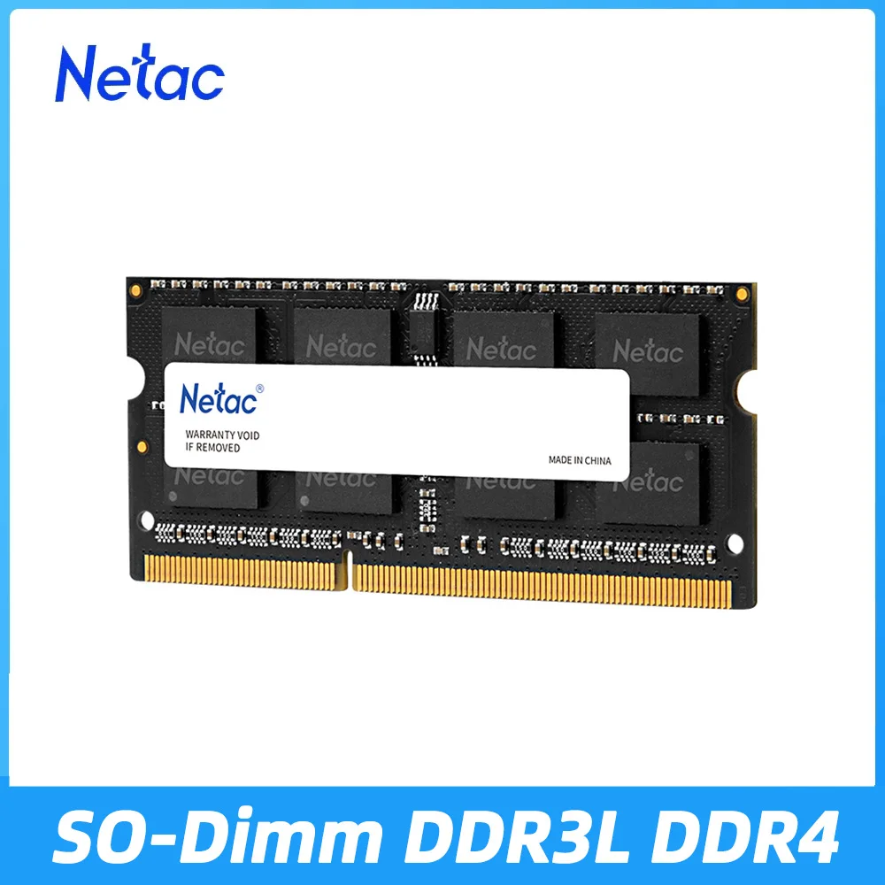Оперативная память для ноутбука Netac DDR4 DDR3L 4 ГБ 8 16 модуль памяти 1600 МГц 2666 3200 ОЗУ