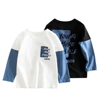 2022 kids cotton sweatshirt boys long sleeve letter sports tops spring autumn toddler clothes clothing t shirt 12 year old boys