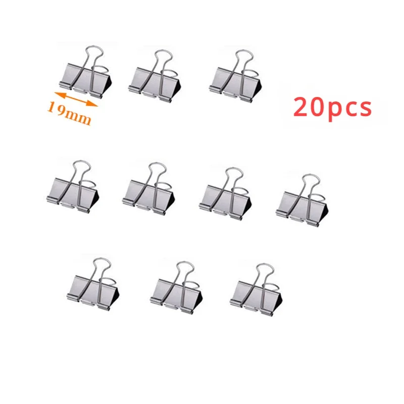 

Металлические зажимы для бумаг 15/19/32/40/50 мм