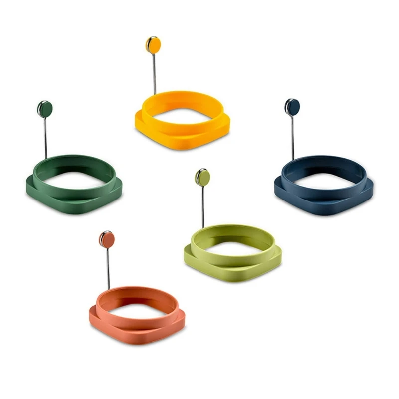 

Двусторонние силиконовые кольца в виде омлета на завтрак