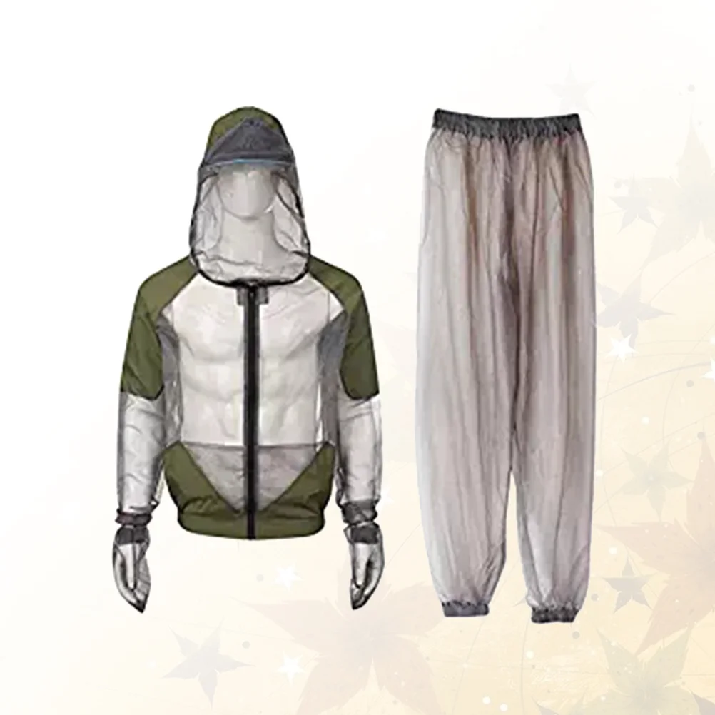 

Костюм от комаров, одежда, сетчатая сетка, с капюшоном, костюм для тела, защита от рыбы, наряд для насекомых, одежда, костюм для брюк, костюм дл...