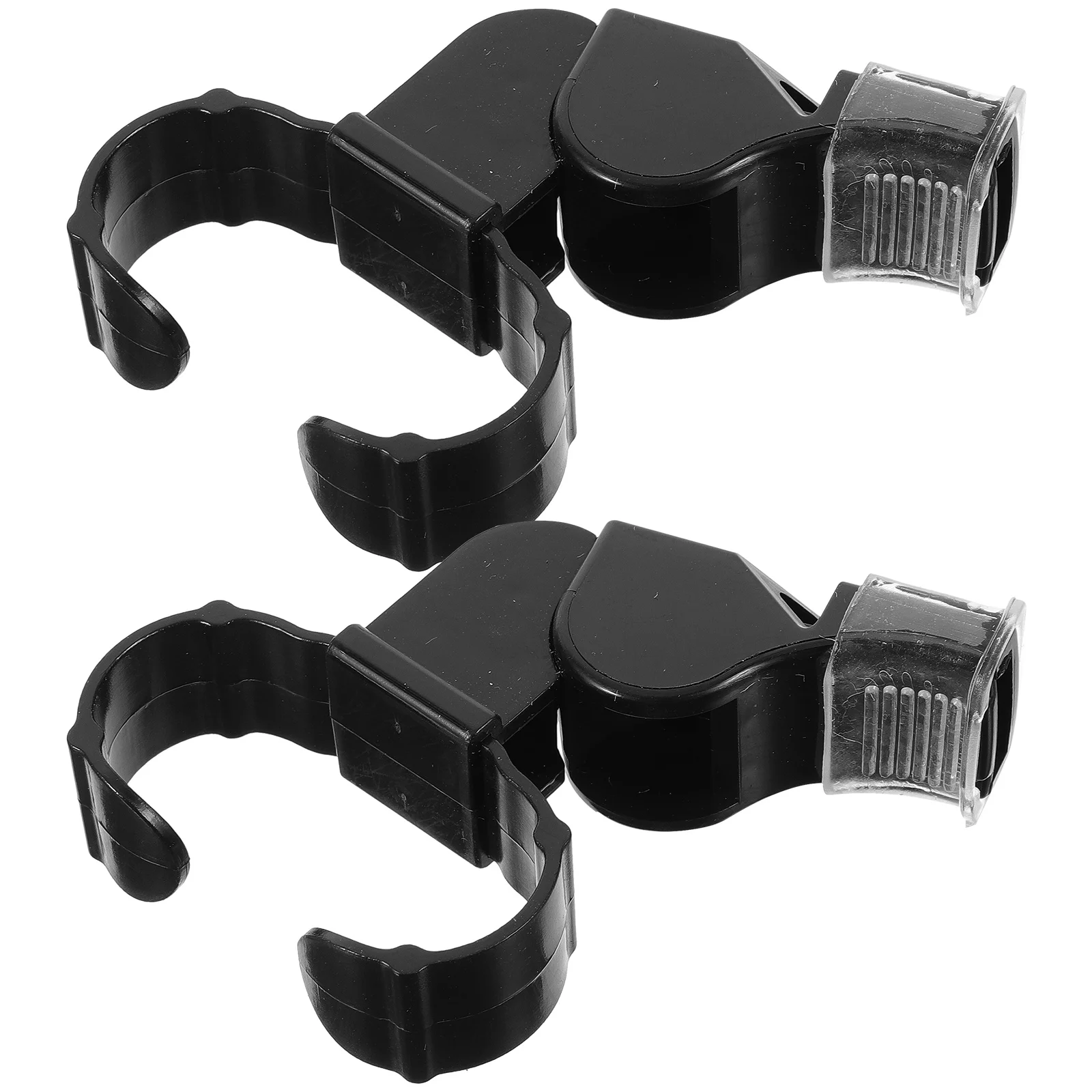 

2pcs Multi-use Whistles With Ring Sports Game Whistles Portable Whistles