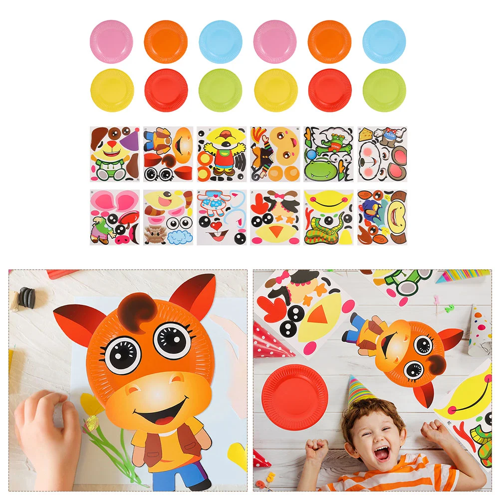 

Paper Plates Plate Set Zodiac Gifts Colored Kidscrafts Cute Book Sticker