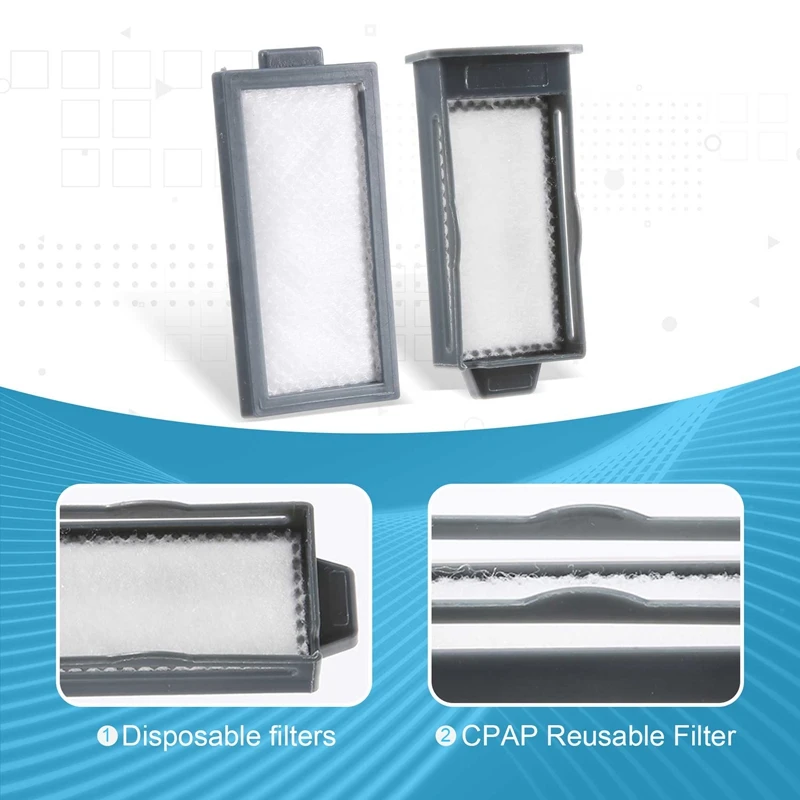 5 комплектов для Respironics Dreamstation 2 CPAP многоразовый фильтр пыльцы и одноразовые