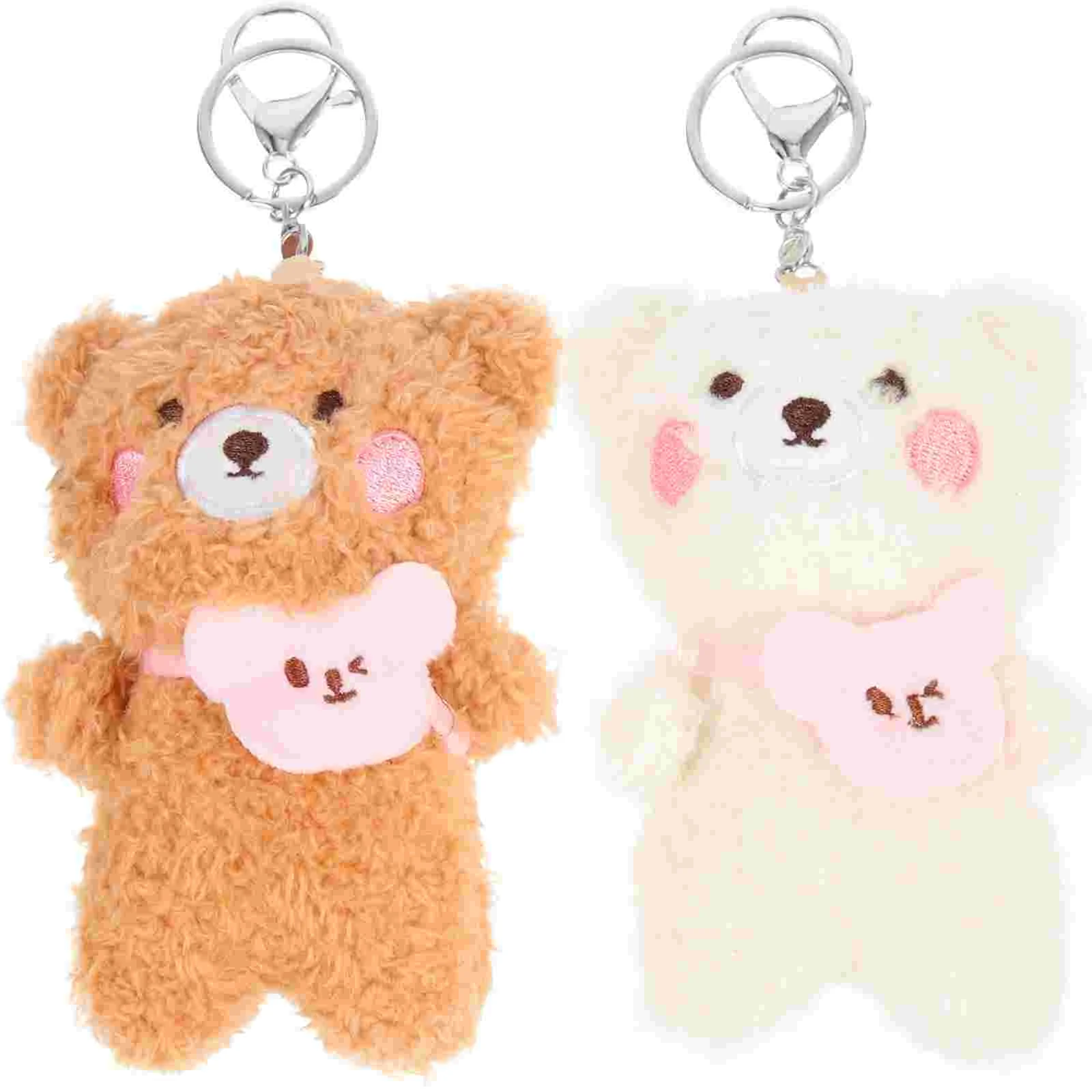 

Цепочка для ключей, подвеска для кошелька, брелок для ключей в форме медведя, подвесное украшение для сумки, декоративные цепочки