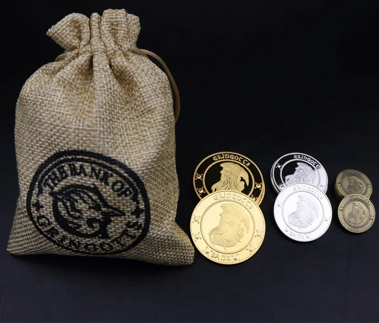 

3/ PCS Wizarding Academy Gringotts Bank Gold Magic World Gold Knutes