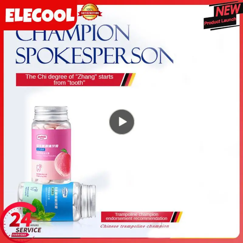 

Maintain The Balance Of Flora Chewing Toothpaste Solid Toothpaste 1 Bottle Chew Clean Mint Flavor Tooth Cleanser Skin Management