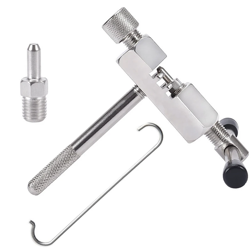 

Bike Chain Splitter With Chain Hook, Bike Chain Cutter Breaker Tool Universal For 7 8 9 10 Speed Bicycle Chain Link