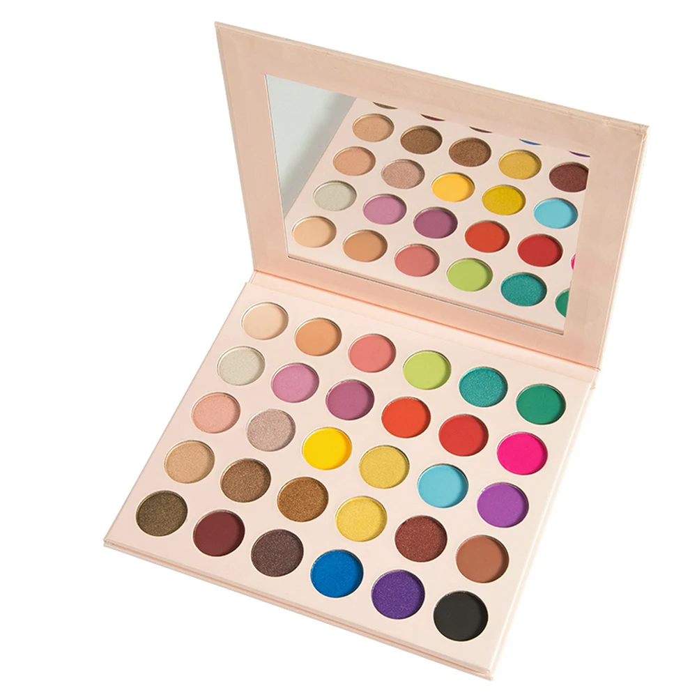 

Private Label Eyeshadow Pallet Custom Bulk 30 Color Waterproof Pigment Pink Paper Tray Eye Makeup Beauty Easy To Remove