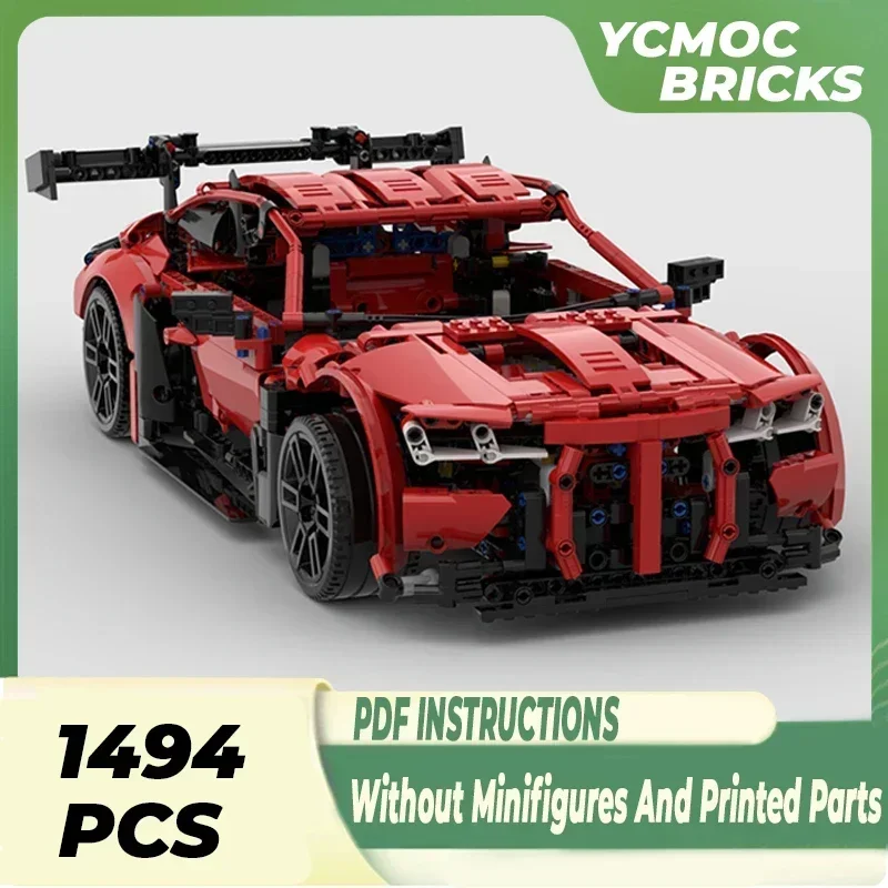 Городской суперкар модель Moc строительные кирпичи Speed Champion M4 GT3 технология