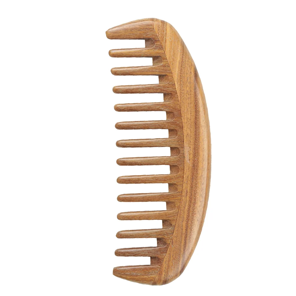 

Comb Hair Wooden Tooth Wood Salon Shampoo Curly Sandalwood Cutting Static Anti Combing Handmade Barber Heat Resistant