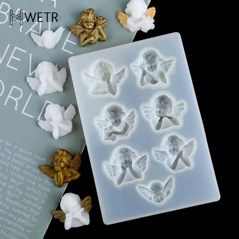 

Little Angel Silicone Resin Mold DIY Clay UV Epoxy Jewelry Making Decor Craft