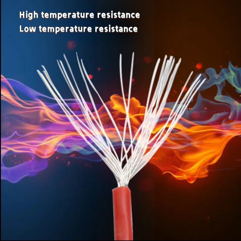Фото 2 м/5 м UL3239 силиконовый провод луженая медь 8 10 12 14 16 18 20 22 24 26 28 30 AWG 3KV DIY светодиодный электронный кабель №4