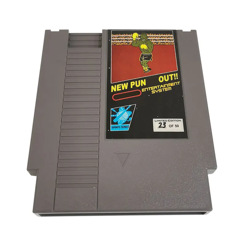 

NEW Pun Out!! For NES Games Lot,8 Bit 72Pin Video Game Card,PAL and USA Version Game Cartridge