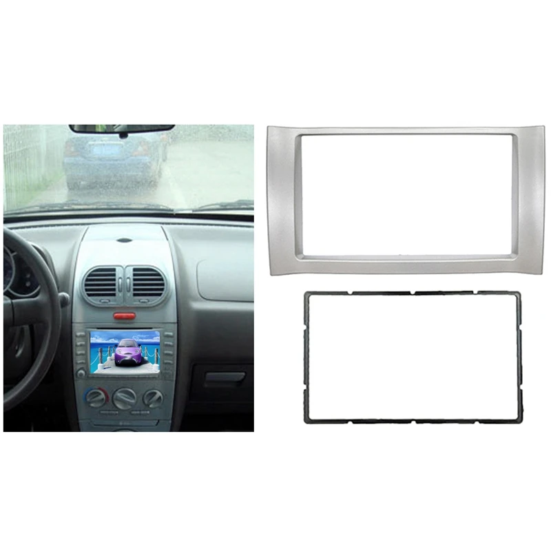 

Автомобильная панель 2Din для CHERY Kimo (A1) J1 (A1), стереооблицовка для монтажа на приборную панель, автомобильный комплект рамы для DVD